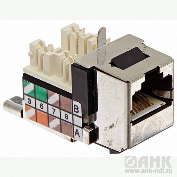 Fluke Networks DTX-PCTAC6AKS, две розетки категории 6A