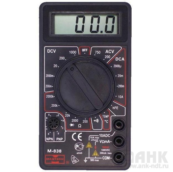 M838 — цифровой мультиметр