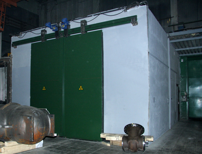 Стационарная камера радиационной защиты