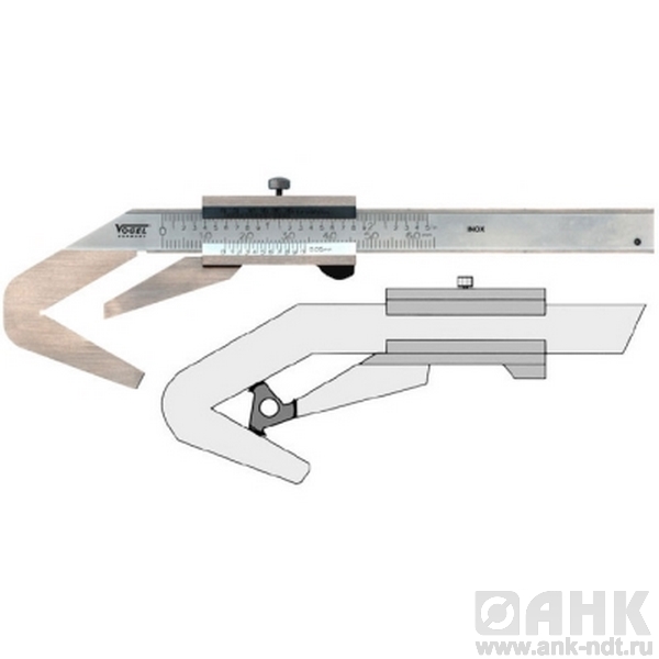 Штангензубомеры Vogel нониусные для 3-х и 5-ти зубых фрез