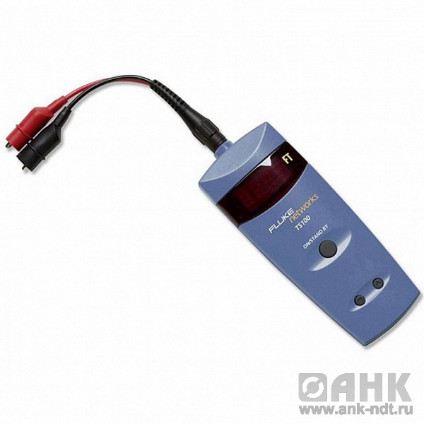 Fluke Networks 26500610, метрический TS100 cable fault finder с переходом с разъема BNC на зажим типа "крокодил"