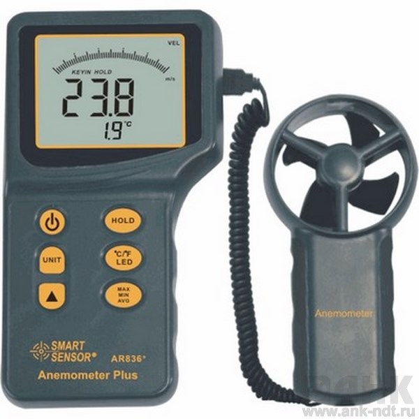 Цифровой анемометр AR836+