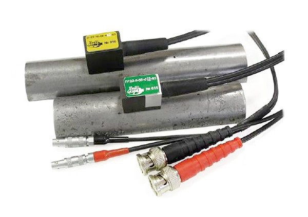 Наклонные раздельно-совмещённые ПЭП П122 для труб малого диаметра