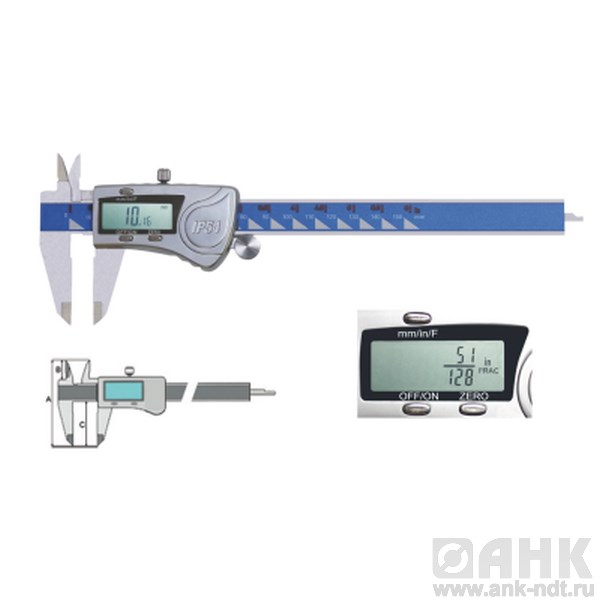 Штангенциркули Vogel цифровые c показанием дроби дюйма