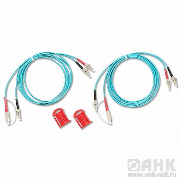 Fluke Networks NFK2-DPLX-LC, дуплексные многомодовые тестовые шнуры 50 мкм с разъемами LC