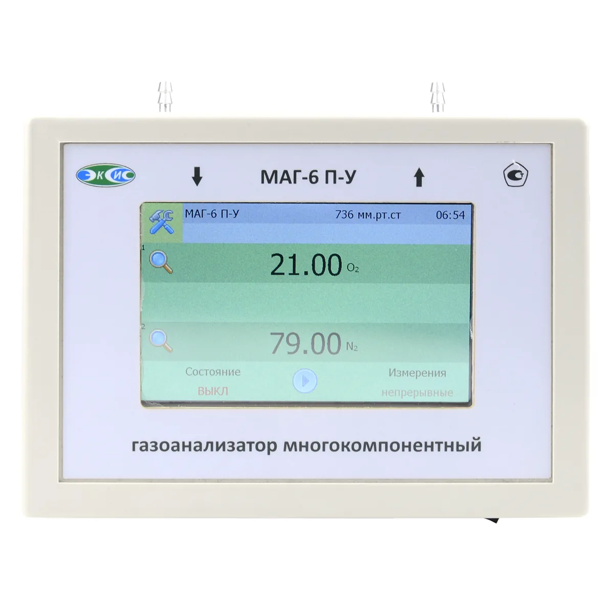 Газоанализатор ЭКСИС МАГ-6 П-У (O2, CO2 до 100 %)