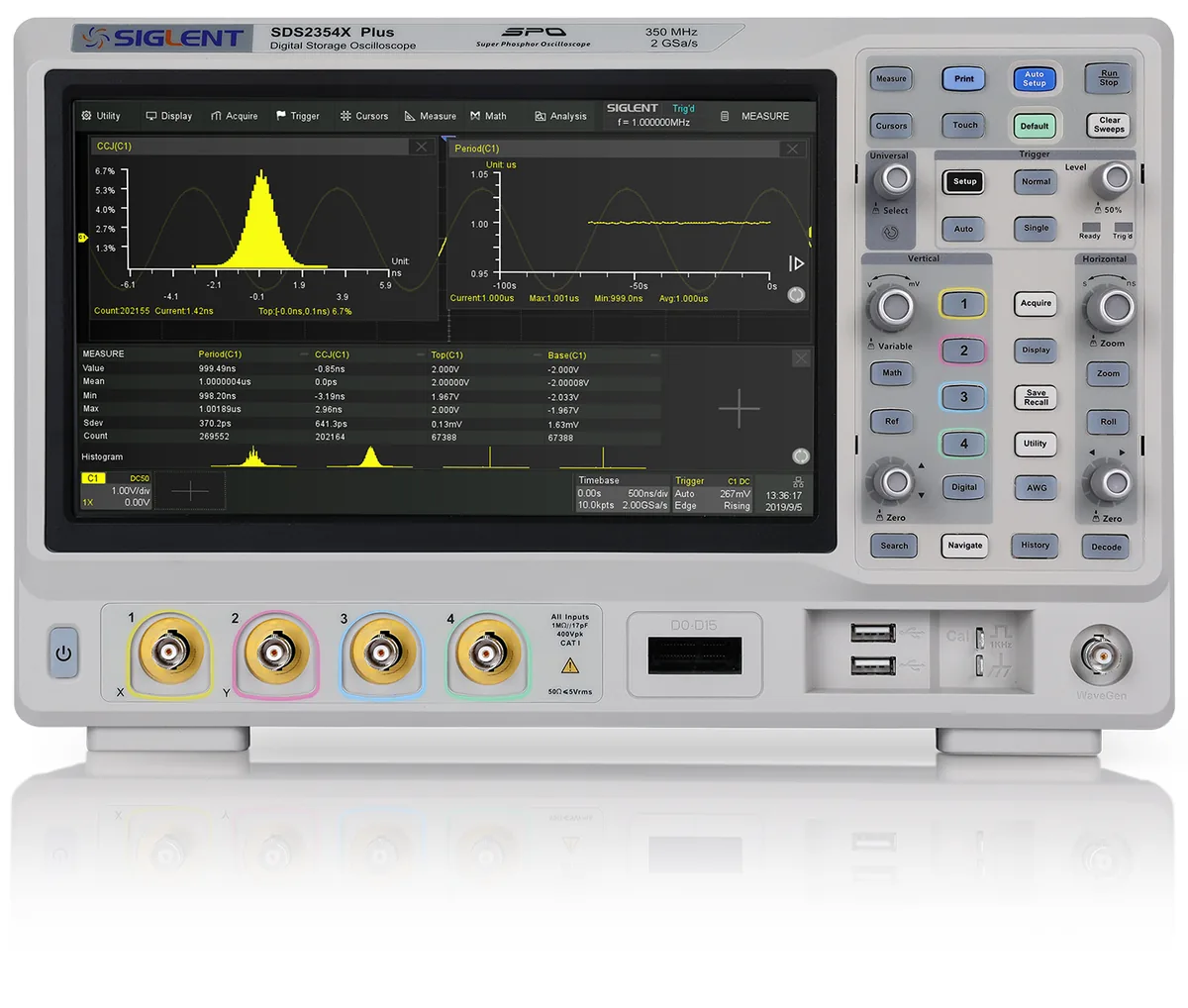 Суперфосфорный осциллограф SIGLENT SDS2000X Plus