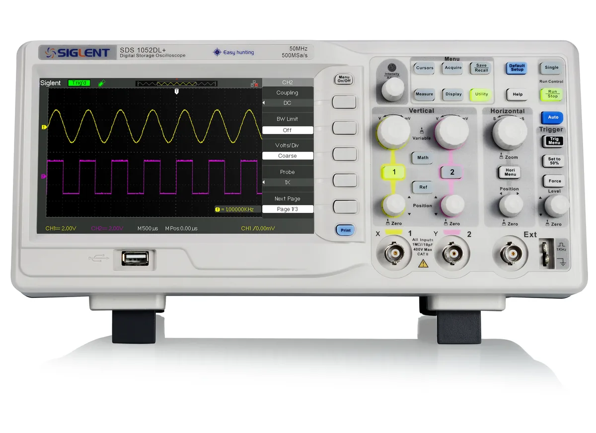 Цифровой запоминающий осциллограф SIGLENT SDS1000DL+