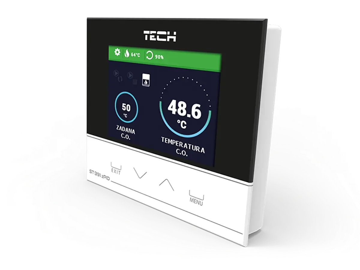 Контроллер TECH ST-391 zPID для камина с водяным контуром