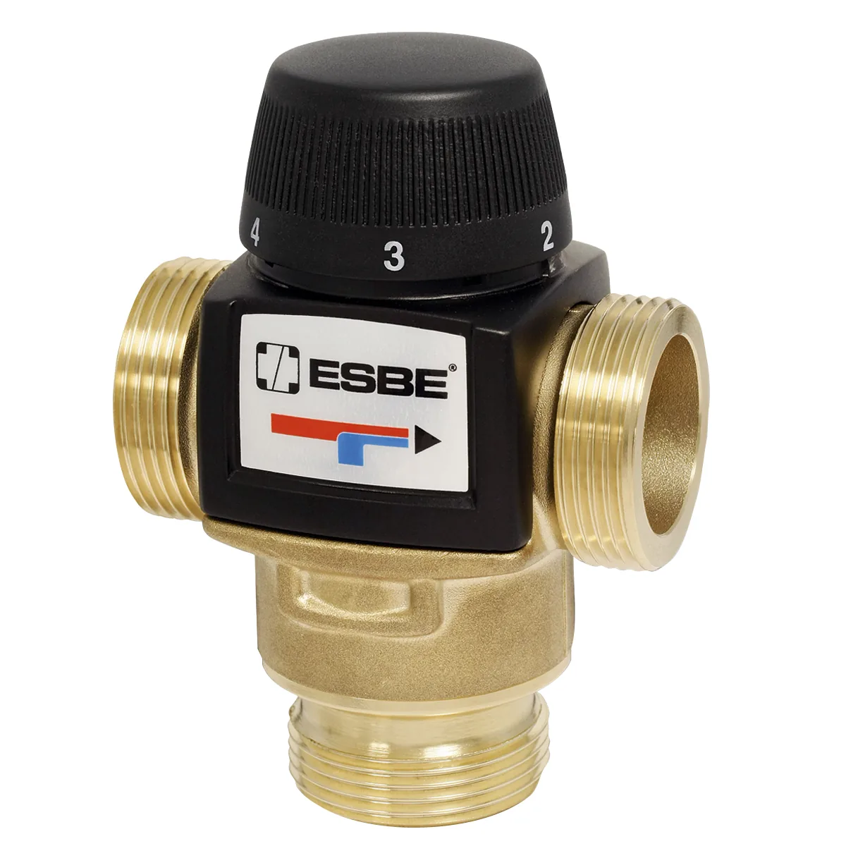 Клапан термостатический смесительный ESBE VTA572 10-30 °C, KVS 4,5