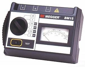Поверка тестера сопротивления изоляции Megger BM15